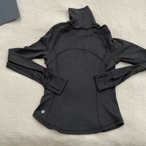 Lululemon It's Rulu Run Mock-Neck Long Sleeve black size 4. Like new.